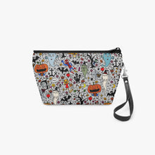 Load image into Gallery viewer, 288. Zipper Makeup Bag with Wrist Strap Halloween- zipper strap bag
