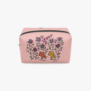 'B9' Boxy Makeup Bag cat lovers