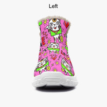 Load image into Gallery viewer, 446. Cotton-pad Fur Zipper Up Boots Manekineko
