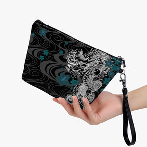 Yozakura Black.-Zipper Sling  Bag