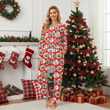 画像をギャラリービューアに読み込む, 'Santa' Women's drawstring pajamas set
