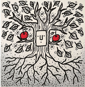'Tree' 12"x12" (30cm x 30cm) Canvas Art