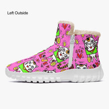 画像をギャラリービューアに読み込む, 446. Cotton-pad Fur Zipper Up Boots Manekineko
