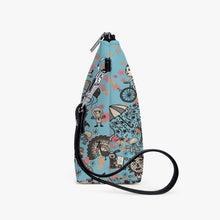 Load image into Gallery viewer, Unknown World in Blue-Zipper Sling  Bag
