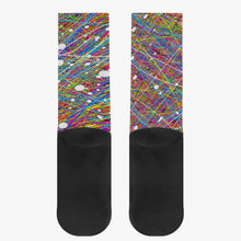 画像をギャラリービューアに読み込む, Rainbow Threads-Reinforced Sports Socks
