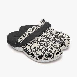 Beloved Sheep- Lined All Over Printed Clogs