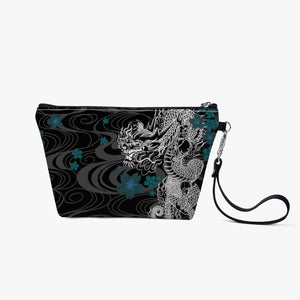 Yozakura Black.-Zipper Sling  Bag