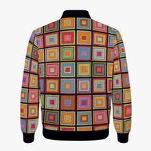 画像をギャラリービューアに読み込む, Colorful Square-Trending Women’s Jacket
