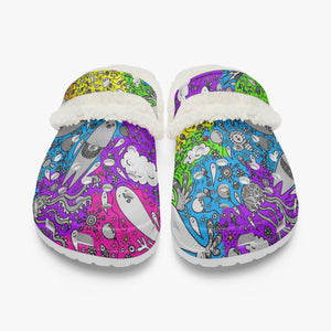 Dream in rainbow- Lined  Clogs