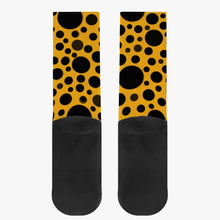 Load image into Gallery viewer, Yellow with Black dots - Socks
