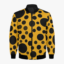 画像をギャラリービューアに読み込む, Yellow with black dots-Trending Women’s Jacket
