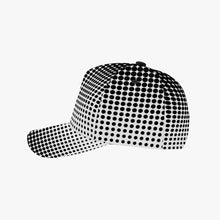 Load image into Gallery viewer, White with black dots- Baseball Cap
