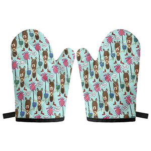 Oven glove(two pieces)