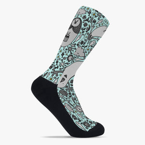 Dream in turquoise-. Reinforced Sports Socks