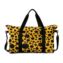 Load image into Gallery viewer, 'Yellow with Black dots' Weekender Bag

