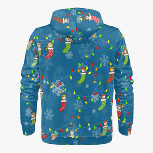 Holiday Bear in Snow - Unisex Trending Hoodie