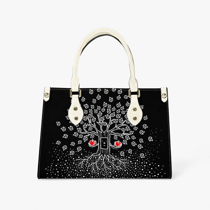 874. Women's Tote Bag Black&White Tree