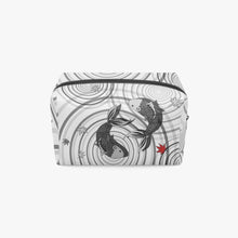 Load image into Gallery viewer, 585. Boxy Makeup Bag Koi Fish white
