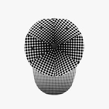 画像をギャラリービューアに読み込む, White with black dots- Baseball Cap
