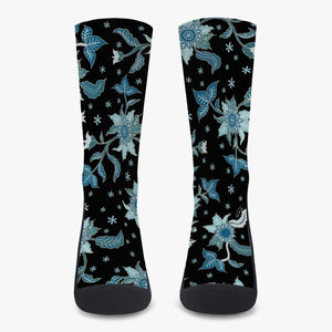 Blue flowers - Socks