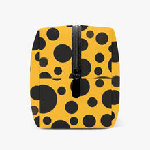 Load image into Gallery viewer, Yellow with Black dots -Large Travel Pouch
