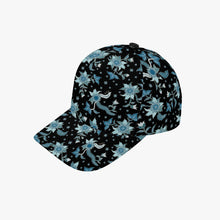 Load image into Gallery viewer, Blue Flower- Baseball Cap
