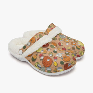 475. Lined All Over Printed Clogs Varieties squash