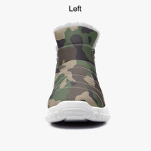 Load image into Gallery viewer, Camo- Fur Zipper Up Boots
