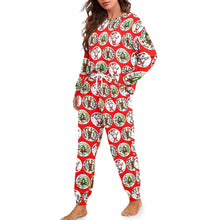 画像をギャラリービューアに読み込む, 'Santa' Women's drawstring pajamas set
