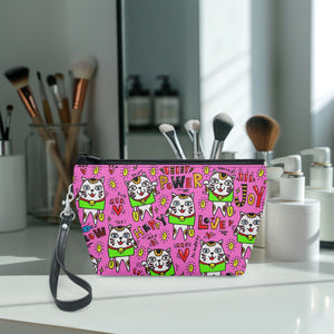 Manekineko-Zipper Sling Bag