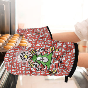 Oven glove(two pieces)