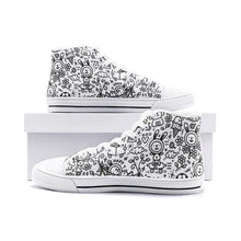 Load image into Gallery viewer, Happy Bunny Unisex High Top Canvas Shoes
