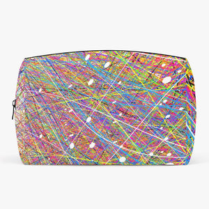 Rainbow Thread-Large Capacity Travel Makeup Bag