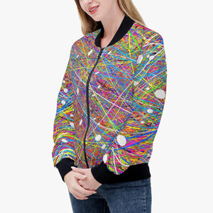 Rainbow threads-. Trending Women’s Jacket