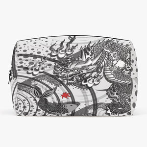 ToryuMon white-Large Capacity Travel Makeup Bag