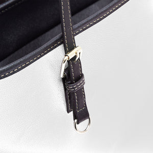 586. Large -Leather Tote Bag Chains