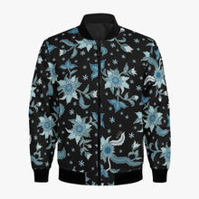 画像をギャラリービューアに読み込む, Blue flower -Trending Women’s Jacket
