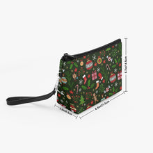 Load image into Gallery viewer, 288. ‘Holly Pop’ Zipper Makeup Bag with Wrist Strap
