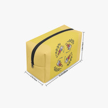 Load image into Gallery viewer, &#39;B6&#39;Fish in Yellow-Large Capacity Travel Makeup Bag
