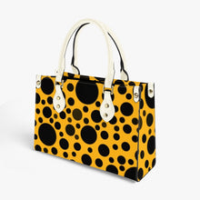 Load image into Gallery viewer, 874. Women&#39;s Bag Yellow with black dots
