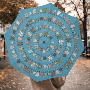 Automatic Folding Umbrella Sunny Day