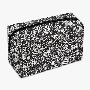 Everything is Perfect black-.Large Capacity Travel Makeup Bag