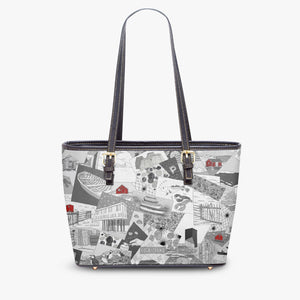 586. Large-Leather Tote Bag   Fogo Island