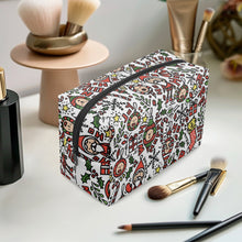 Load image into Gallery viewer, 585. &#39;Merry&#39; Boxy Makeup Bag
