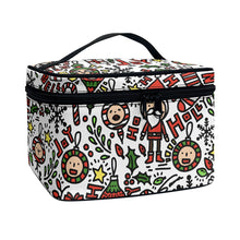 Load image into Gallery viewer, ‘Merry’ Portable cosmetic bag
