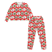 画像をギャラリービューアに読み込む, 'Santa' Women's drawstring pajamas set
