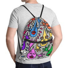 Load image into Gallery viewer, 'Water' Drawstring Backpack
