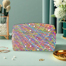 Load image into Gallery viewer, Rainbow Thread-Large Capacity Travel Makeup Bag
