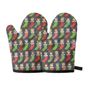 Oven glove(two pieces)