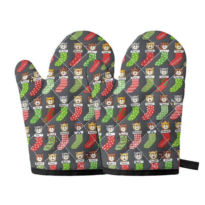 Oven glove(two pieces)